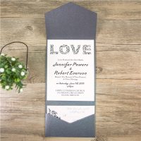 Faire part mariage+pochette