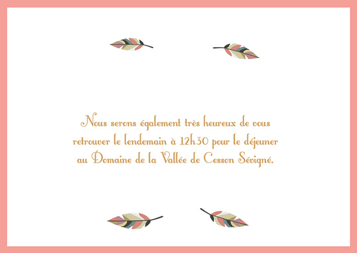 Texte invitation mariage