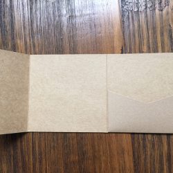 pochette faire-part kraft