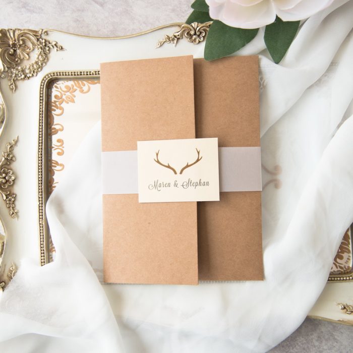 Pochette faire part de mariage N°7