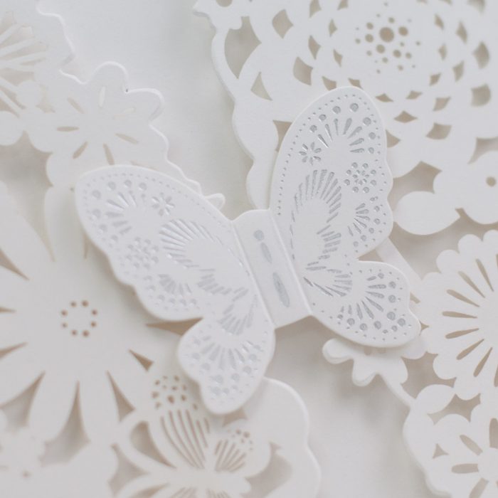 Faire-part mariage papillon n°14