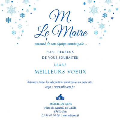 Carte mairie voeux