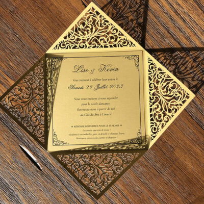 Faire-part mariage oriental